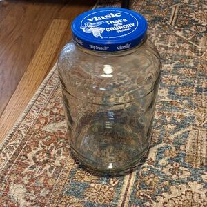 Clear Glass Gallon Pickle/Storage Jar with Lid